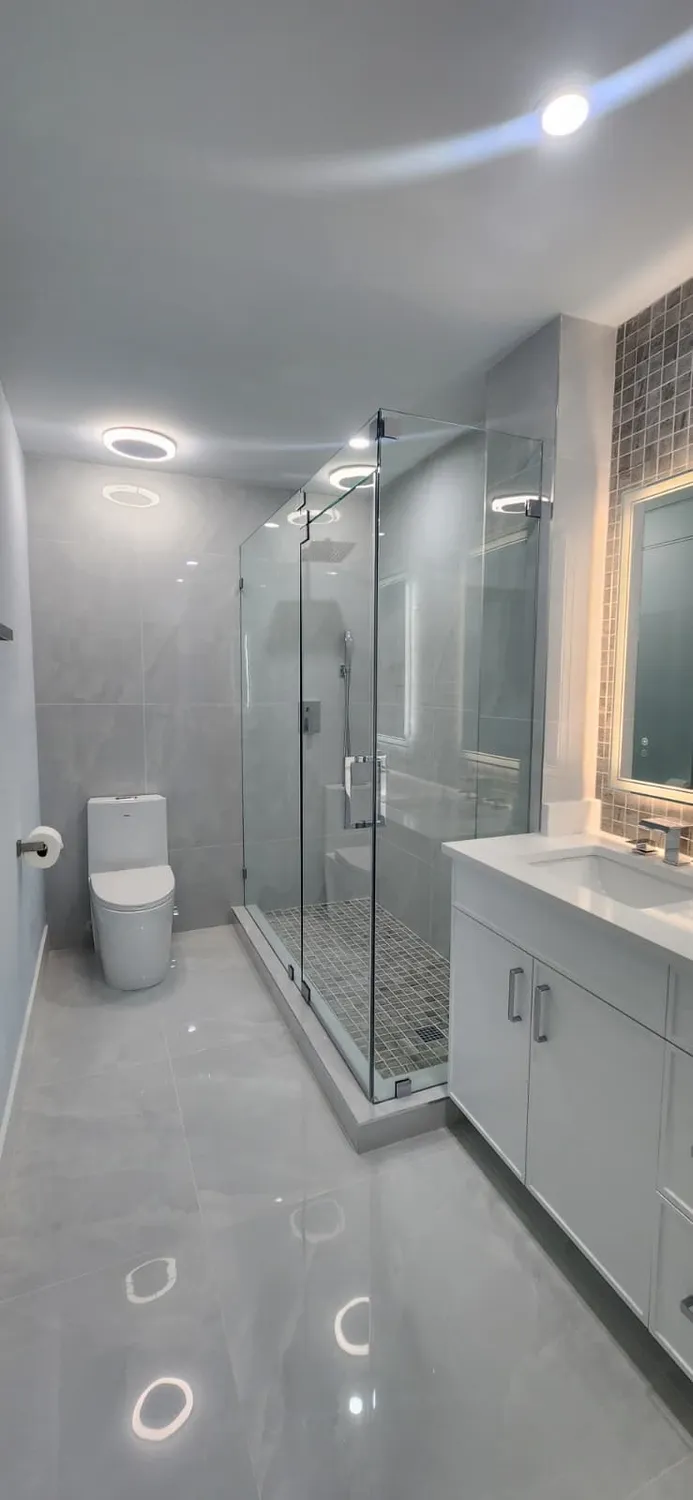 Marble Walk-In Shower