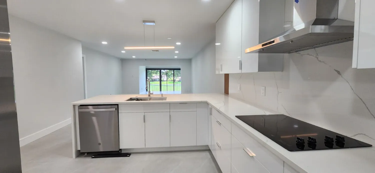 Waterfall Island Kitchen