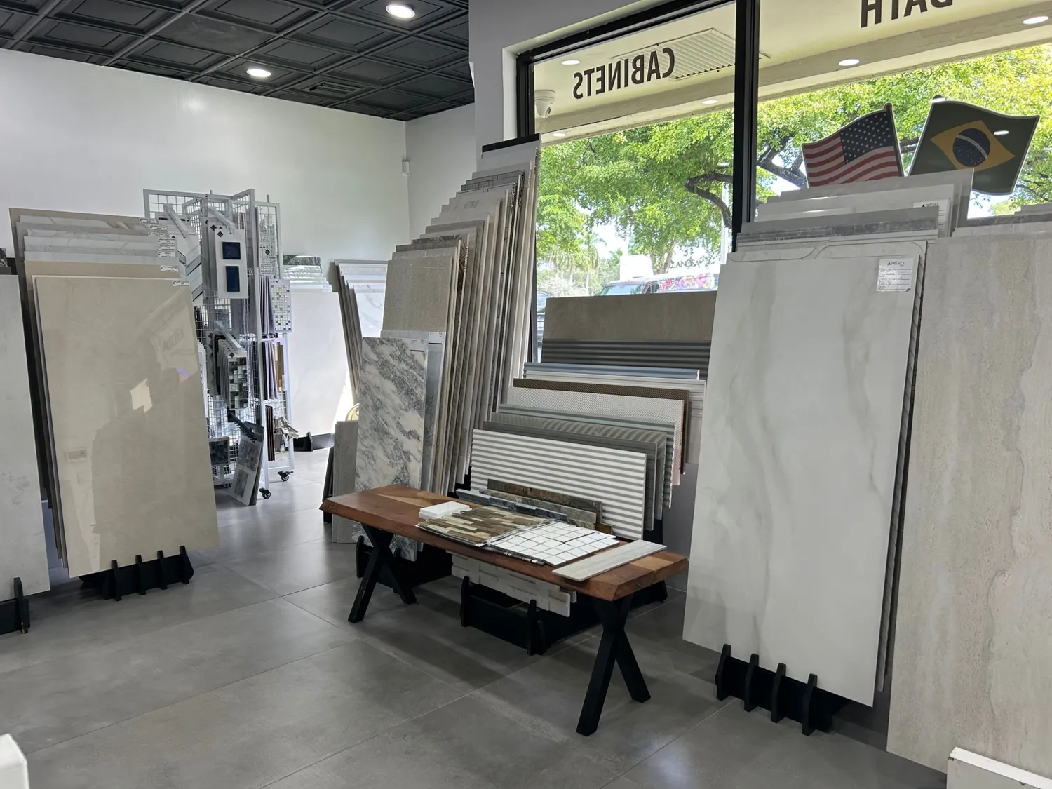 Mosaic & Tile Sample Bench